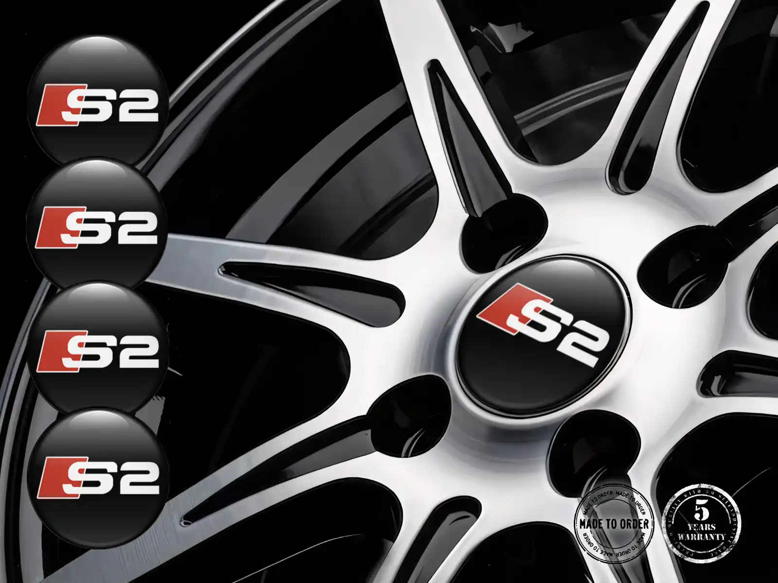 Custom Dome Stickers Racing Velocity